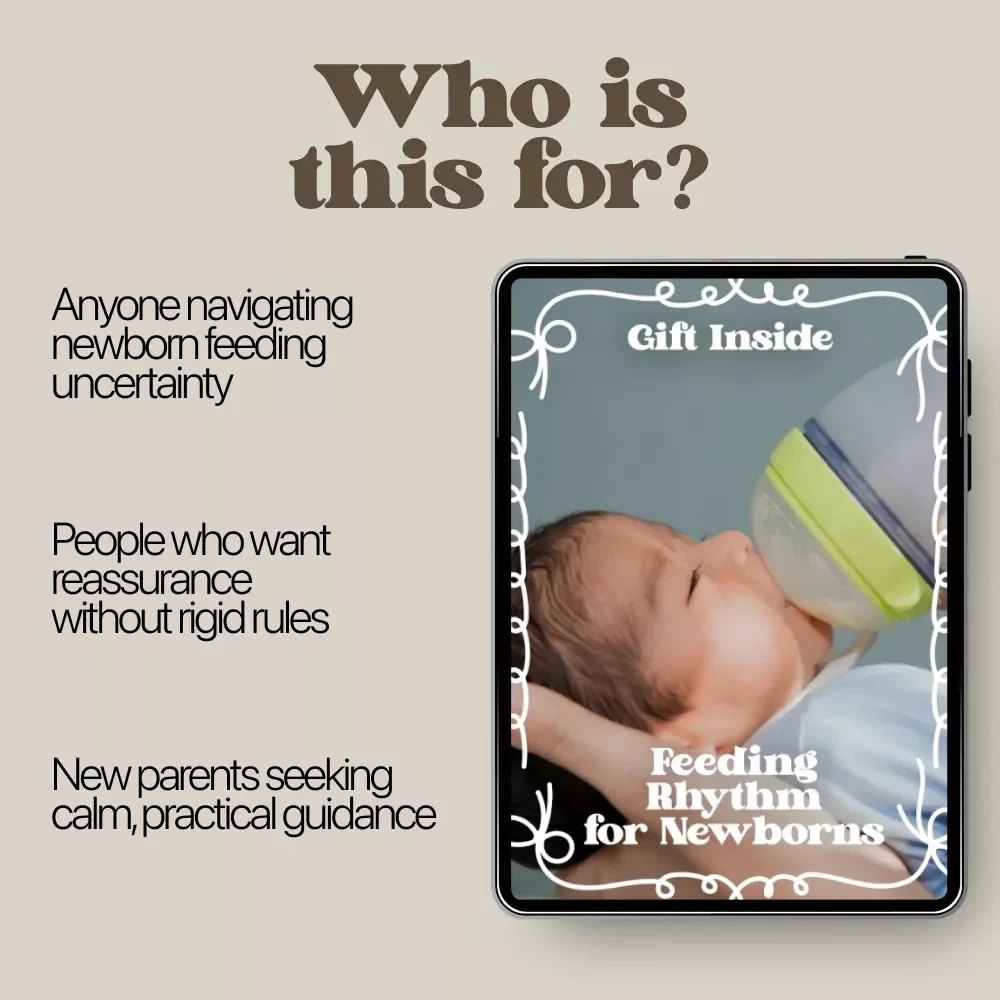 Feeding Rhythm for Newborns – Practical Ebook on Newborn Feeding Frequency, Hunger Cues & Daily Feeding Schedules
