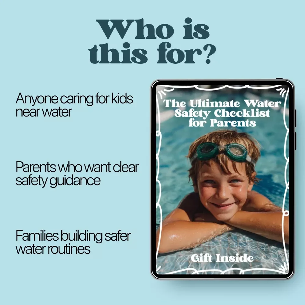 The Ultimate Water Safety Checklist for Parents | Printable Water Safety Guide for Kids | Water Safety for Kids Digital Checklist