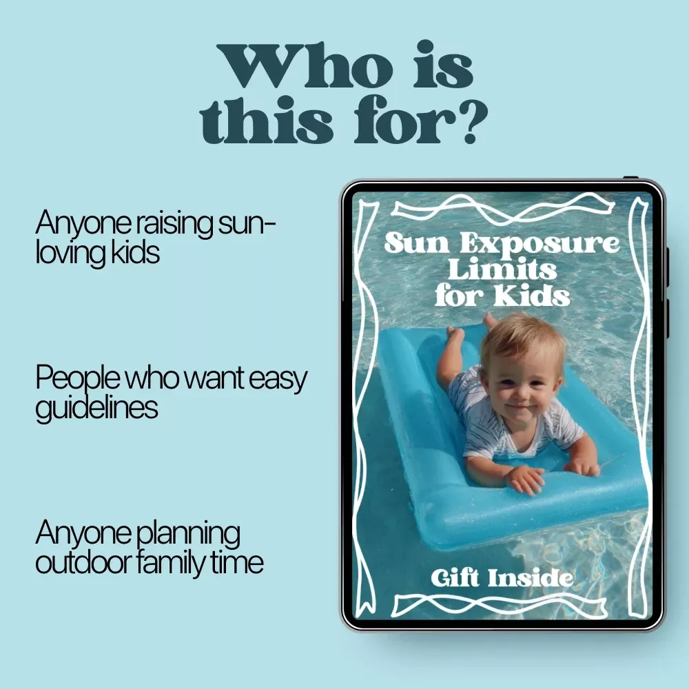 Sun Exposure Limits for Kids – Easy Parent Guide to Safe Sunshine, Age-Based Sun Exposure Limits for Kids, Practical Daily Sun Safety Tips