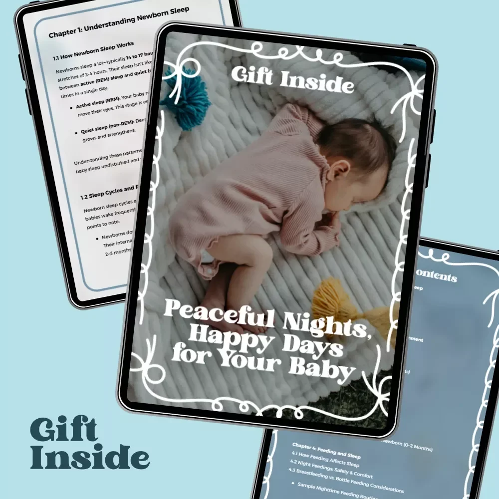 Peaceful Nights, Happy Days for Your Baby – Newborn Sleep eBook | Safe Sleep Routine for Newborns Guide for New Parents