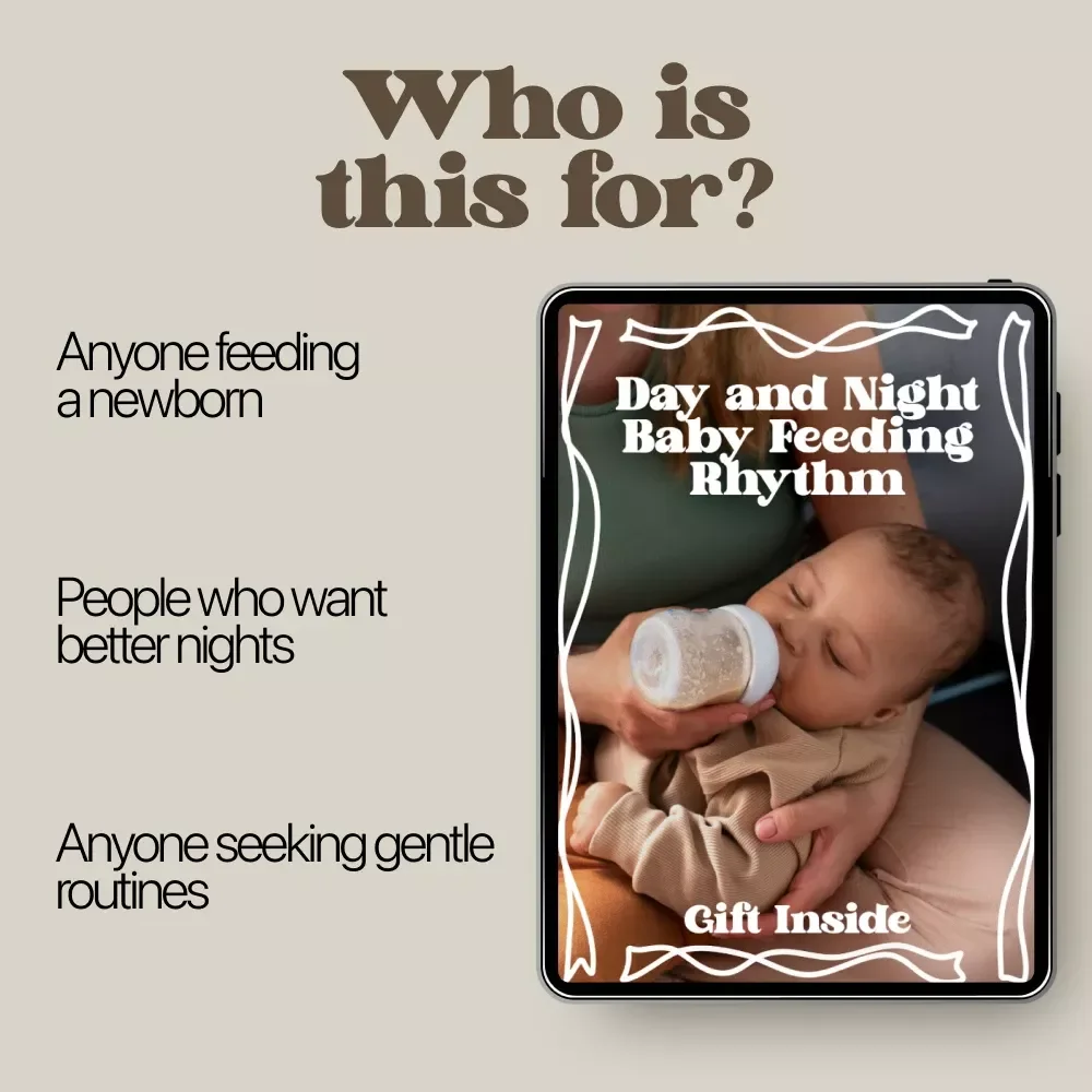 Day and Night Baby Feeding Rhythm – Gentle Guide to a Baby Feeding Routine Day Night | Newborn & Infant Feeding Support