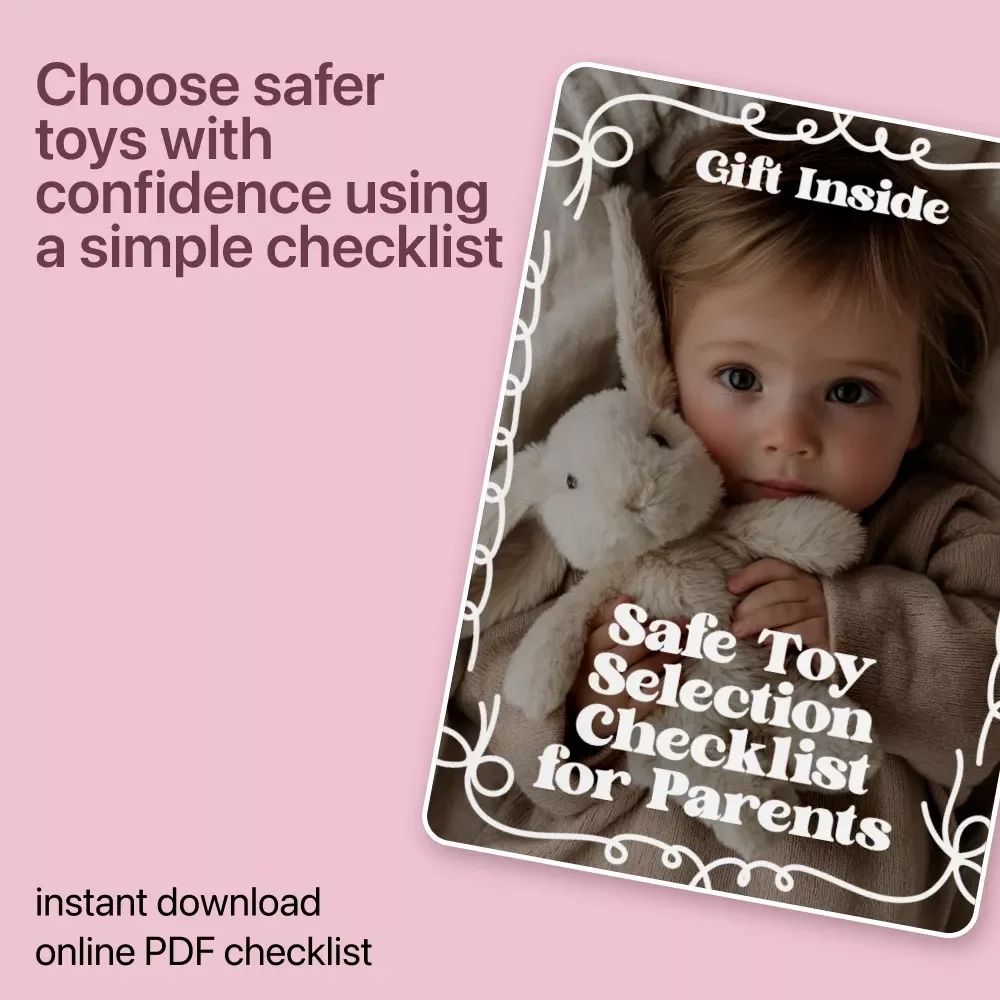 Safe Toy Selection Checklist for Parents | Printable Safe Toy Selection Checklist | Child Safety Guide for Smart Toy Buying