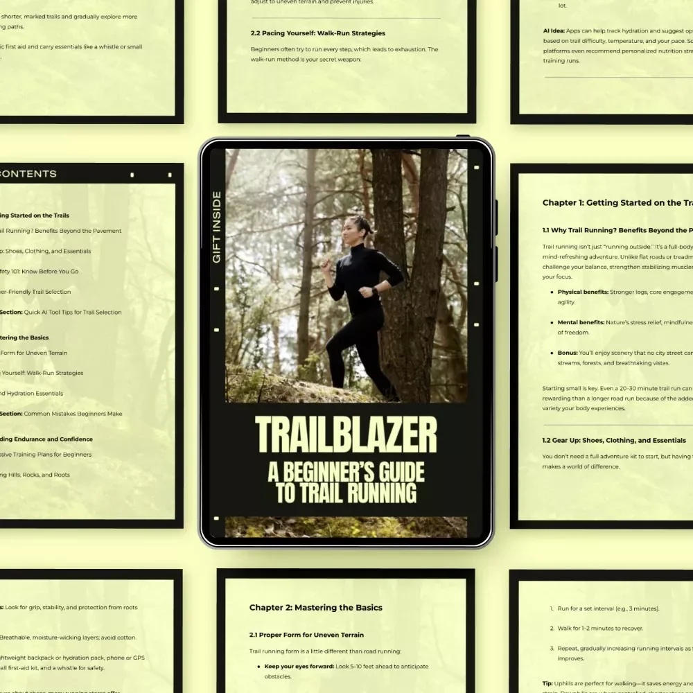 Trailblazer: A Beginner’s Guide to Trail Running | Step-by-Step Digital Guide with Trail Running Tips for Beginners