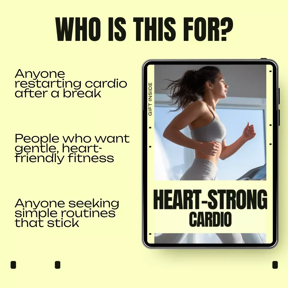 Heart-Strong Cardio – Heart Health Cardio Guide, Beginner-Friendly Cardio Routine, Low Impact Cardio Plan, Digital Fitness Download