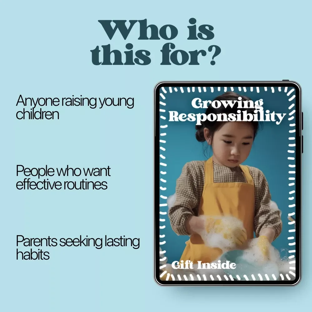 Growing Responsibility: Age Appropriate Chores Guide for Children | Digital Download