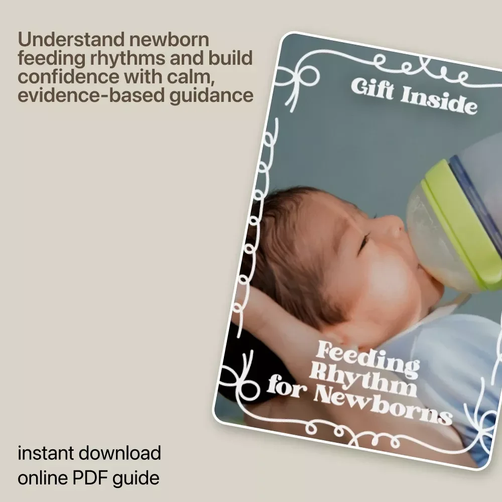 Feeding Rhythm for Newborns – Practical Ebook on Newborn Feeding Frequency, Hunger Cues & Daily Feeding Schedules