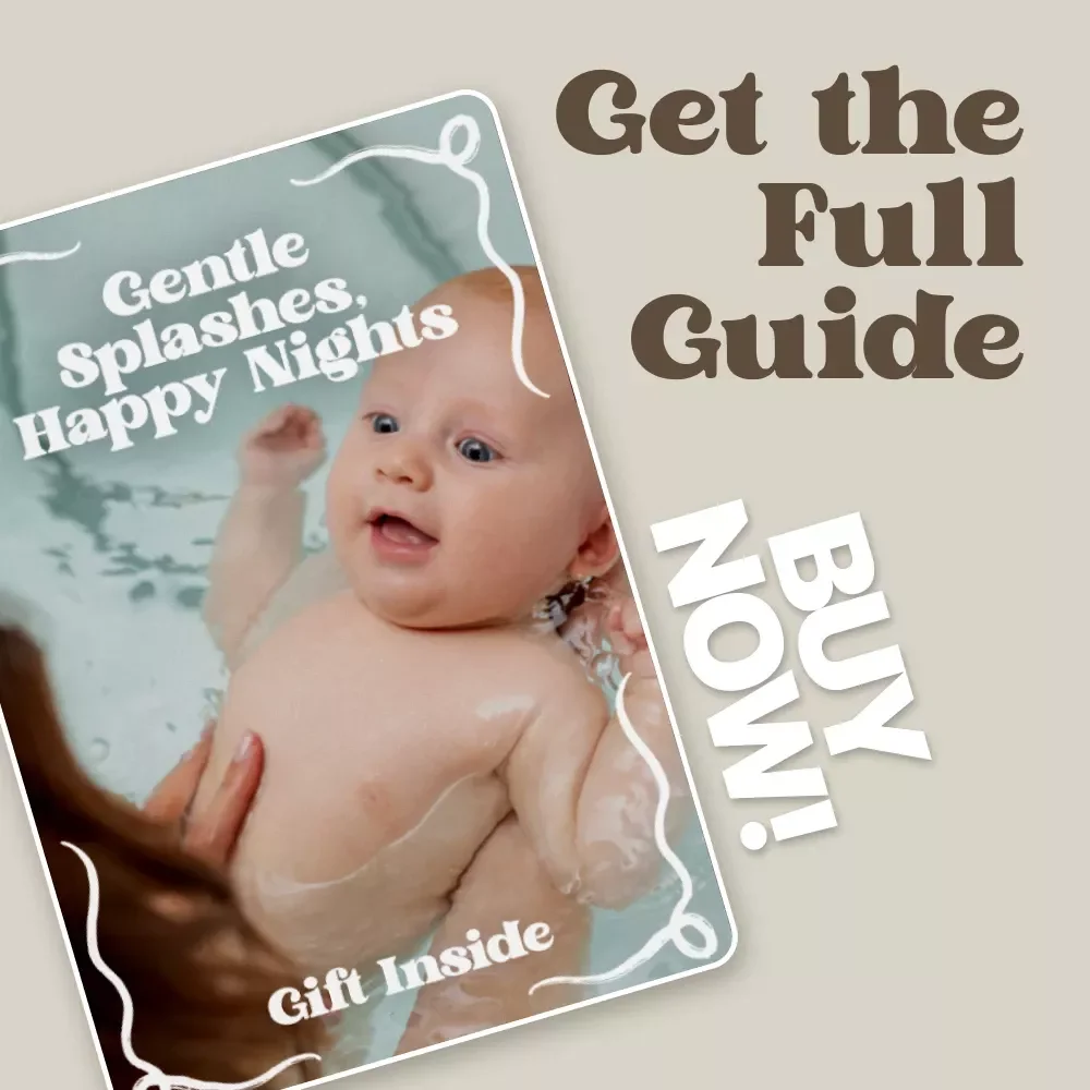 Gentle Splashes, Happy Nights – A Soothing Bath Time Routine for Babies | Calm Evenings & Better Sleep eBook