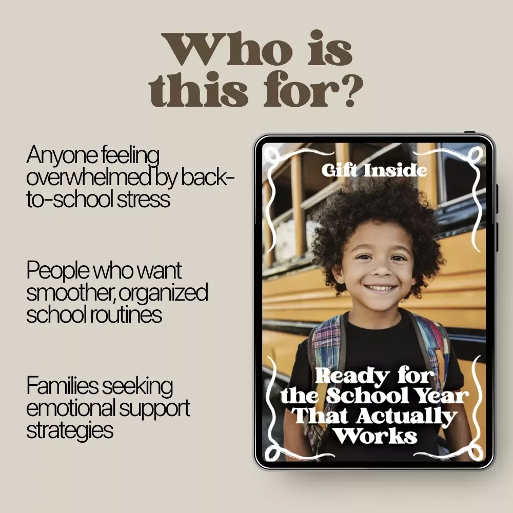 Ready for the School Year That Actually Works: A Back-to-School Guide for Families, Routines, and Confidence