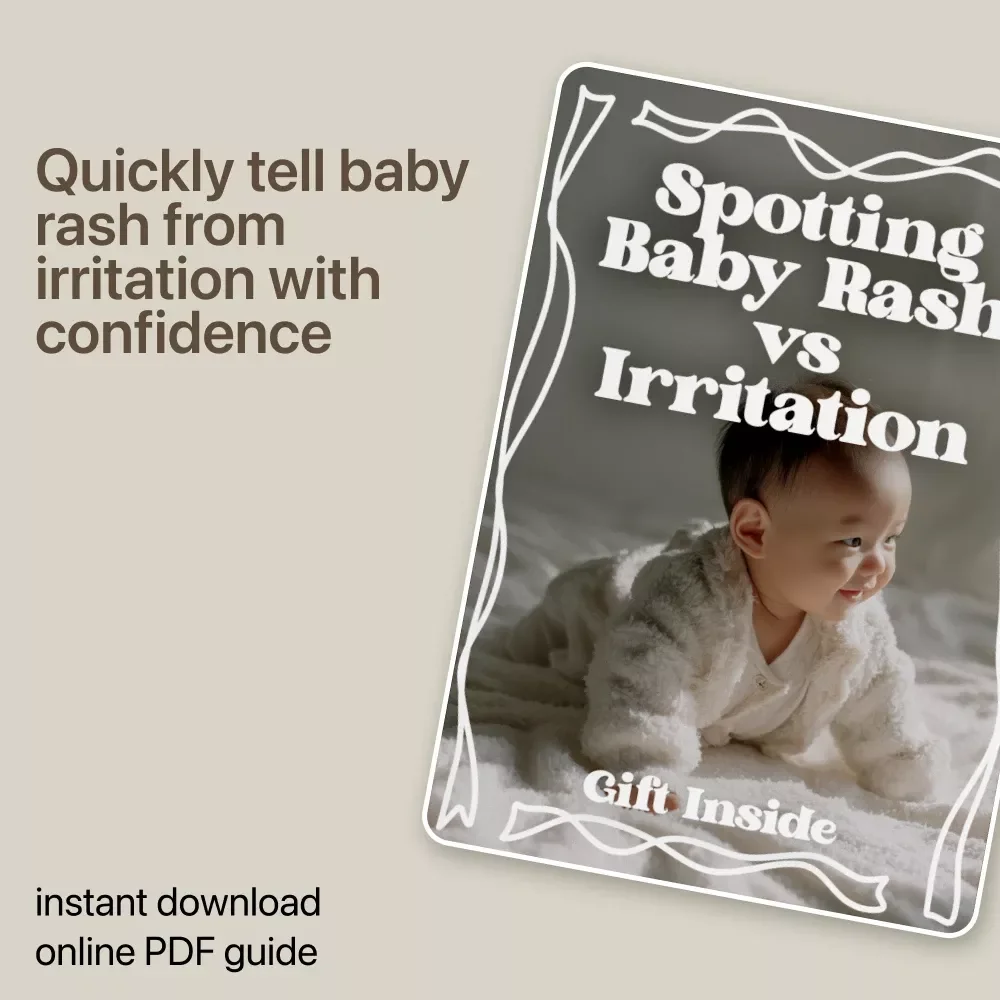 Spotting Baby Rash vs Irritation – Parent-Friendly Guide to Baby Rash vs Irritation Signs, Newborn Skin Care Help, Printable Digital Download