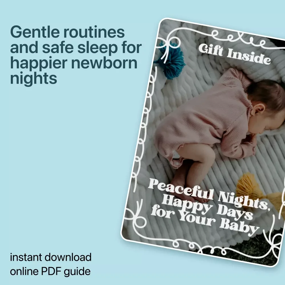 Peaceful Nights, Happy Days for Your Baby – Newborn Sleep eBook | Safe Sleep Routine for Newborns Guide for New Parents