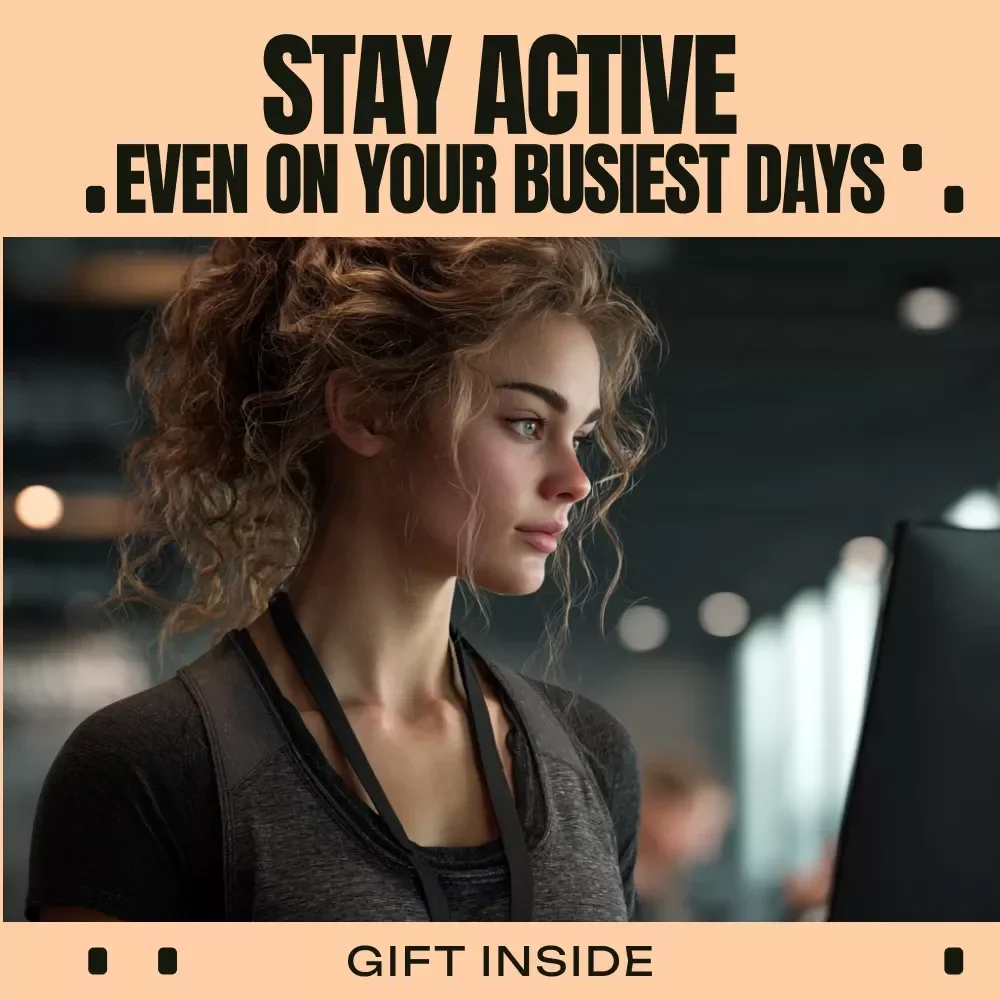 Stay Active Even on Your Busiest Days | Printable Checklist for an Active Lifestyle with Busy Schedule | Simple Daily Movement Planner