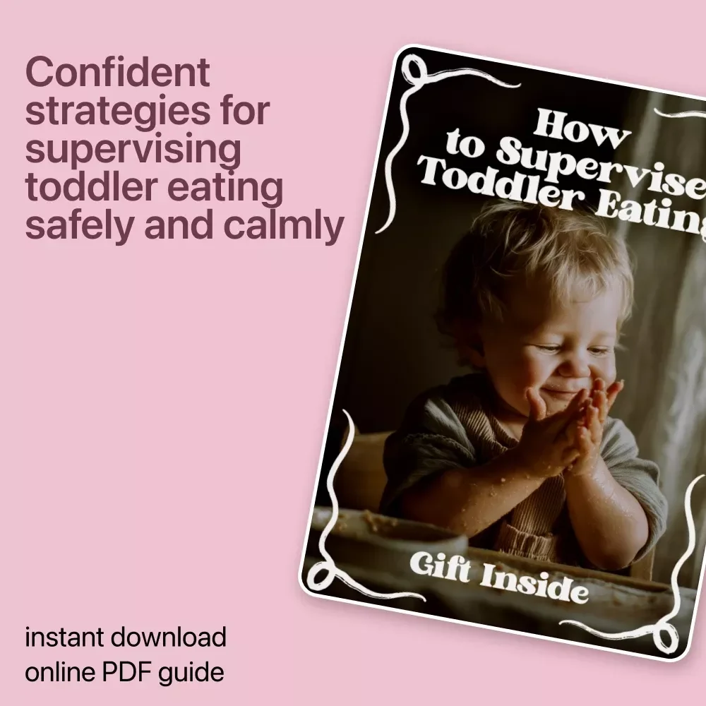 How to Supervise Toddler Eating | Practical Parenting eBook for Safe Mealtimes & Healthy Habits
