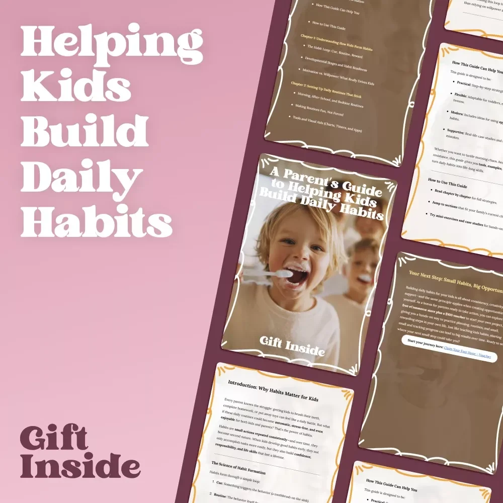 A Parent’s Guide to Helping Kids Build Daily Habits | Practical eBook on How to Help Kids Build Daily Habits, Routines & Responsibility
