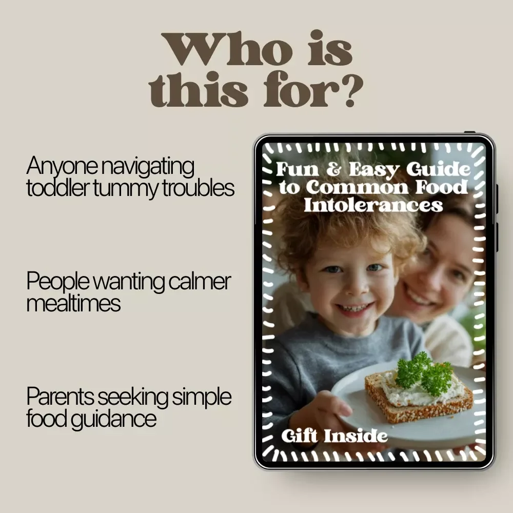 Fun & Easy Guide to Common Food Intolerances – Toddler Checklist for Parents | Simple Food Sensitivity Tracker | common food intolerances toddlers