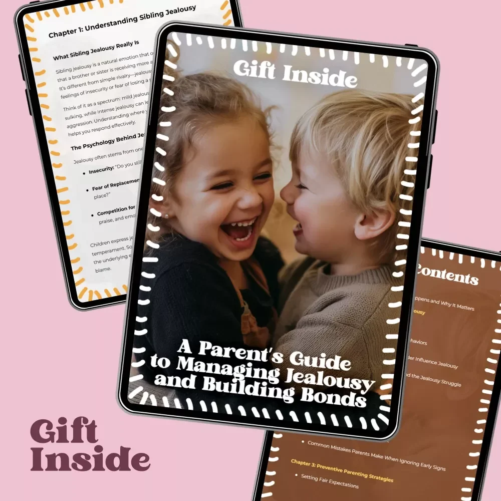 A Parent’s Guide to Managing Jealousy and Building Bonds | Practical eBook for Parents on how to manage sibling jealousy, Reduce Rivalry, and Create Strong Family Connections