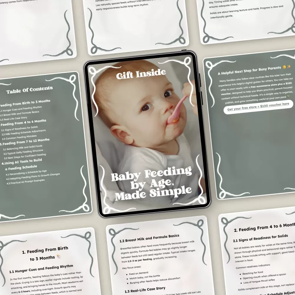 Baby Feeding by Age, Made Simple | Baby Feeding Schedule by Age Guide for New Parents, From Newborn to 12 Months