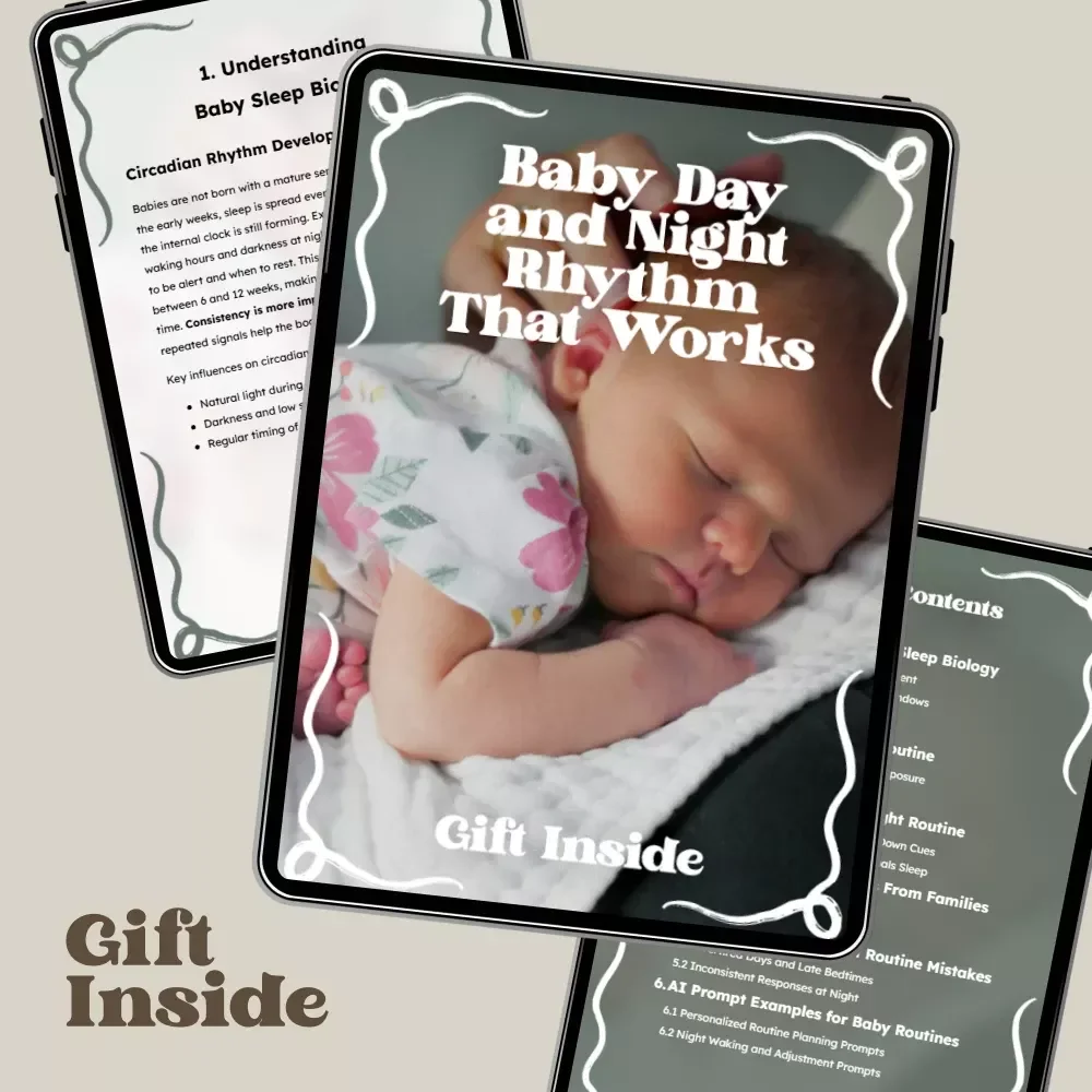 Baby Day and Night Rhythm That Works | Baby Routine for Day and Night eBook for Better Sleep, Calm Days & Peaceful Nights