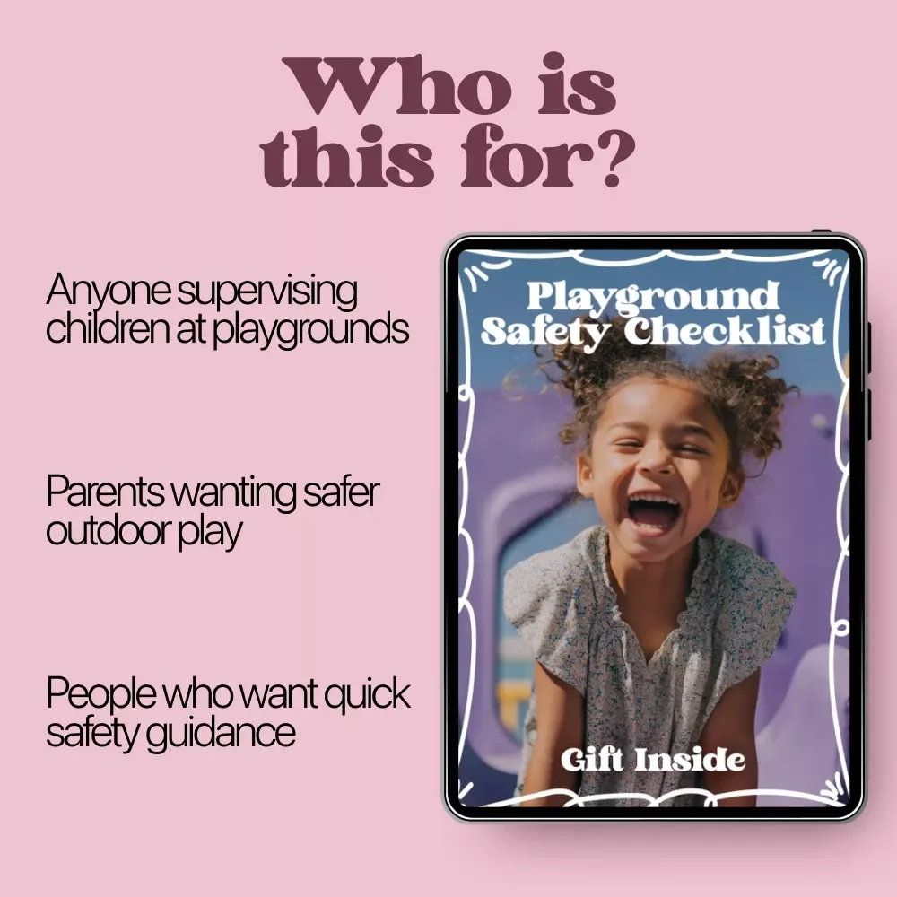 Playground Safety Checklist | Easy-to-Use Printable Guide with Playground Safety Tips for Parents & Caregivers