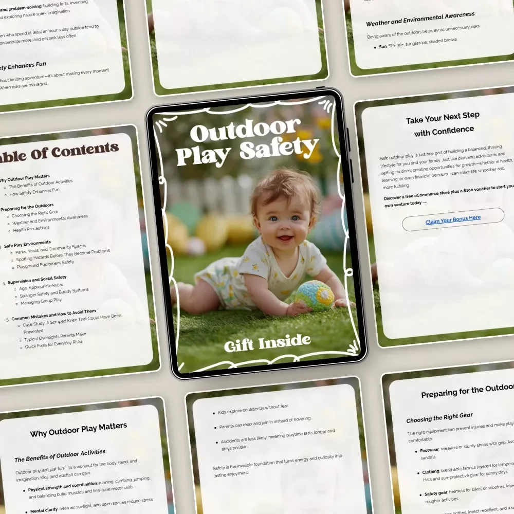 Outdoor Play Safety – Practical Ebook with Outdoor Play Safety Tips for Parents, Caregivers, and Educators