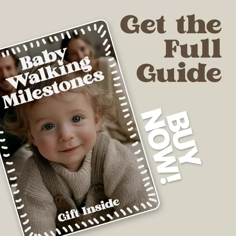 Baby Walking Milestones Guide | Walking Milestones Tracker, First Steps Support, Confident Walking Checklist for Parents