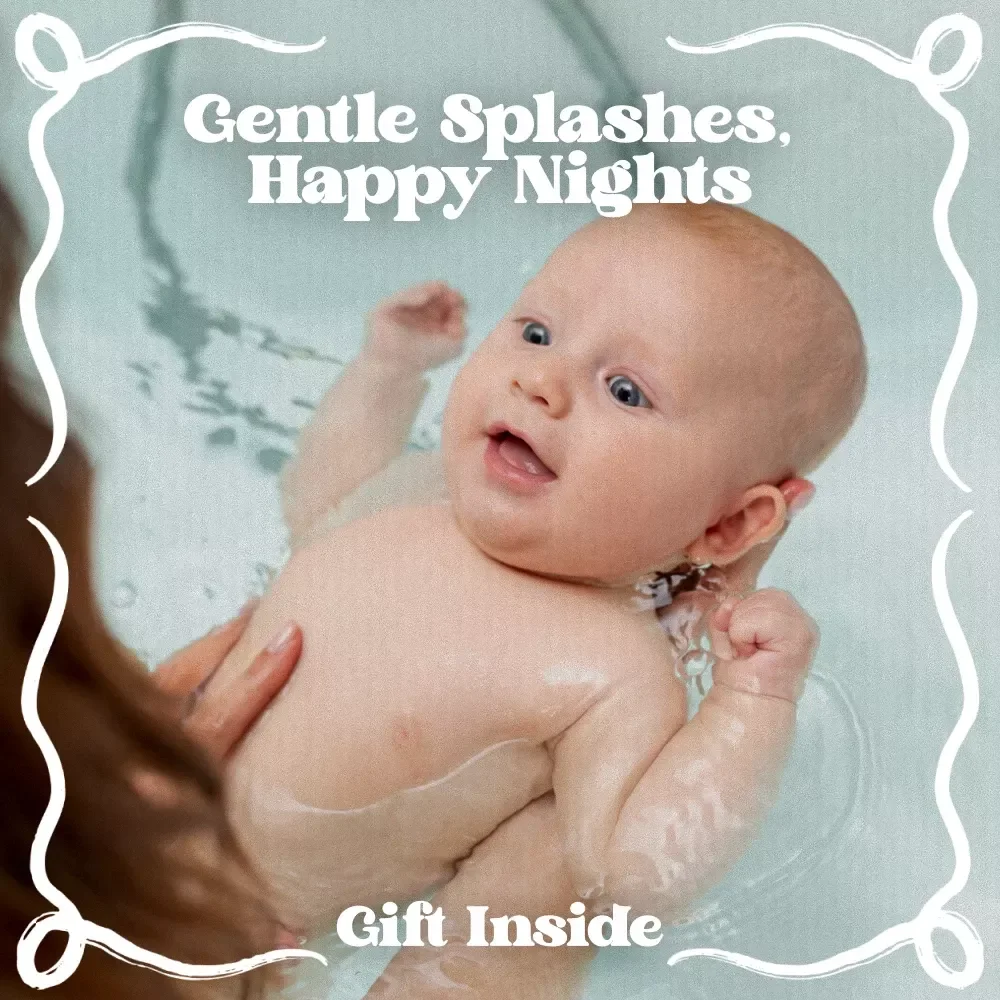 Gentle Splashes, Happy Nights – A Soothing Bath Time Routine for Babies | Calm Evenings & Better Sleep eBook