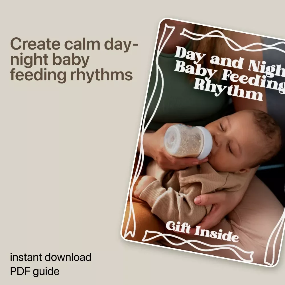 Day and Night Baby Feeding Rhythm – Gentle Guide to a Baby Feeding Routine Day Night | Newborn & Infant Feeding Support