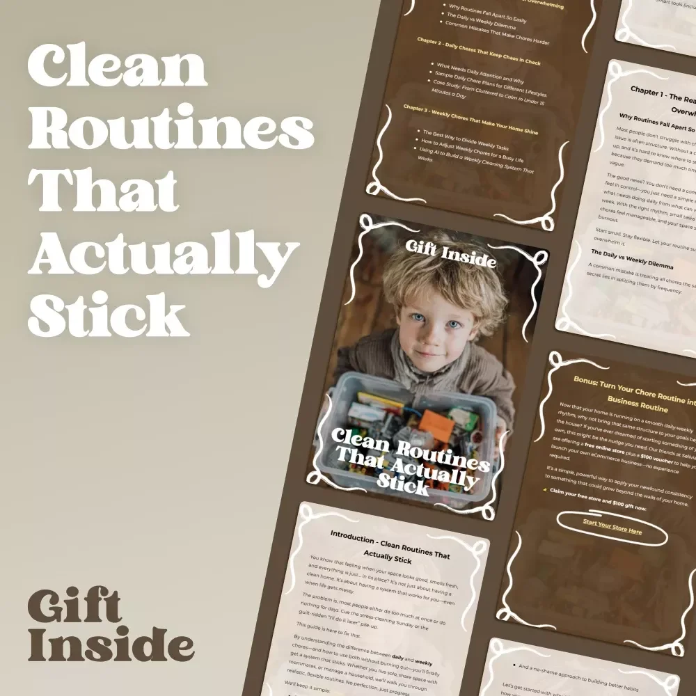 Clean Routines That Actually Stick: Daily vs Weekly Chore Ideas Guide