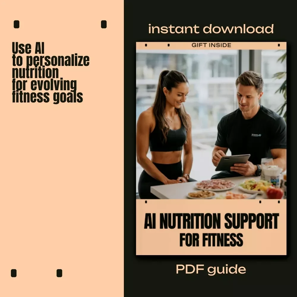 AI Nutrition Support for Fitness Guide | Smart AI Nutrition Support Fitness Planning | Digital Download for Personalized Meal & Training Optimization