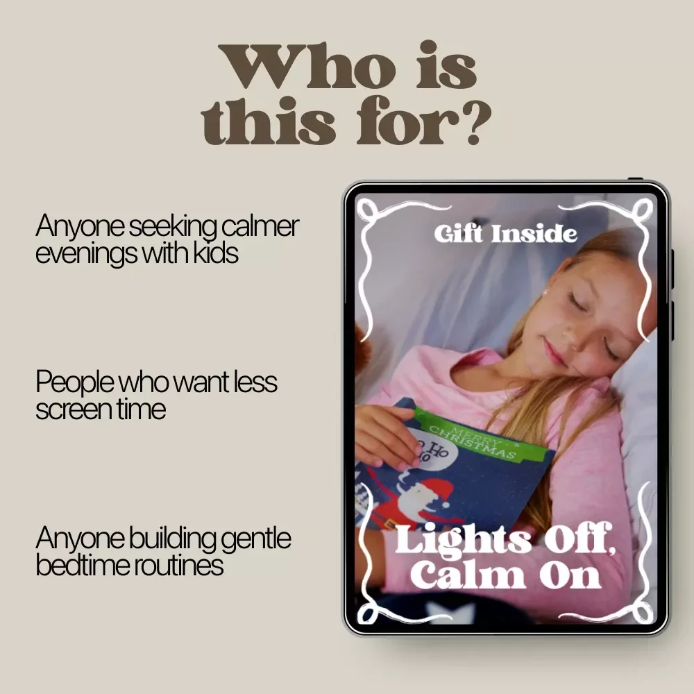 Lights Off, Calm On – Screen-Free Bedtime Guide for Kids | Kids Bedtime Routine Without Screens eBook for Peaceful Nights