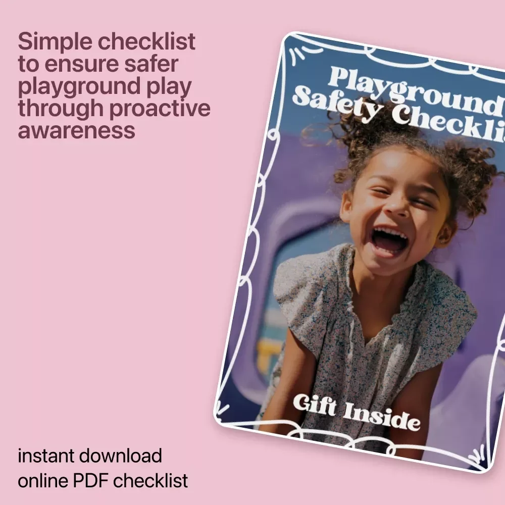 Playground Safety Checklist | Easy-to-Use Printable Guide with Playground Safety Tips for Parents & Caregivers