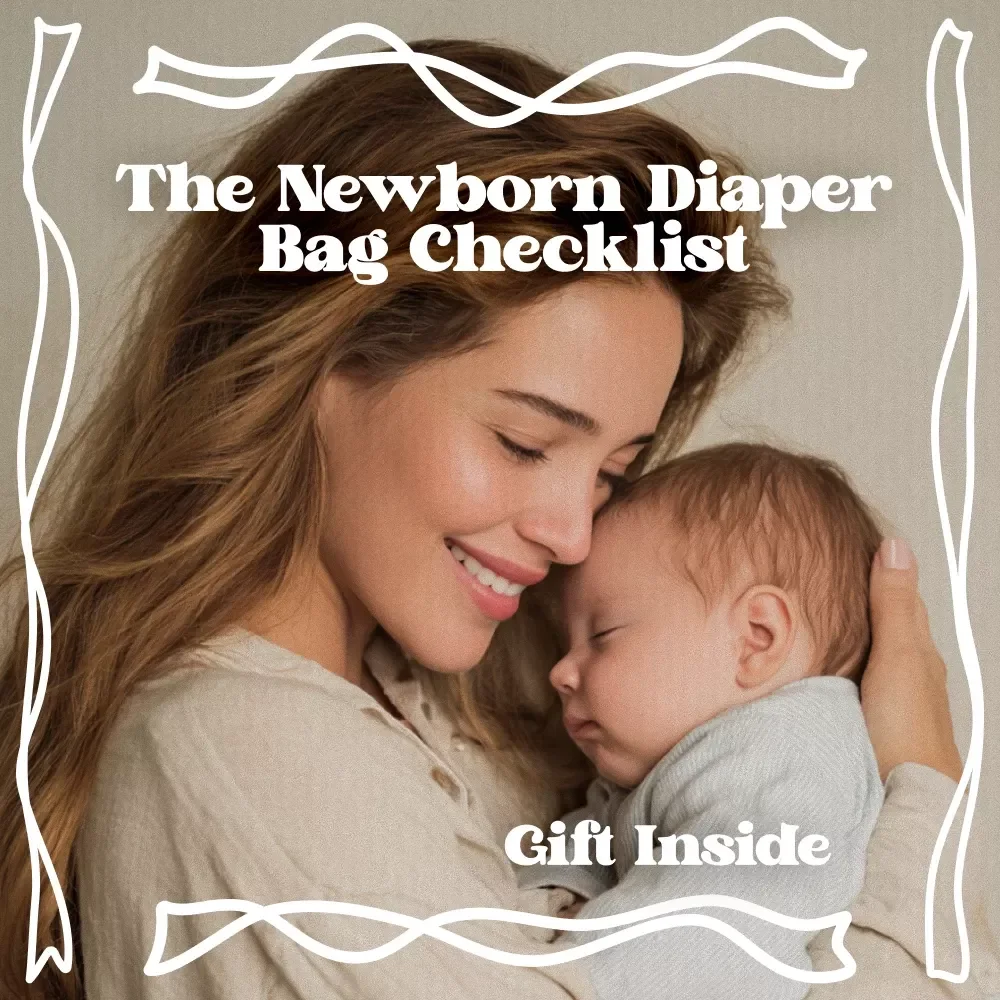 The Newborn Diaper Bag Checklist | Ultimate diaper bag checklist for newborn | Printable Digital Checklist for New Parents