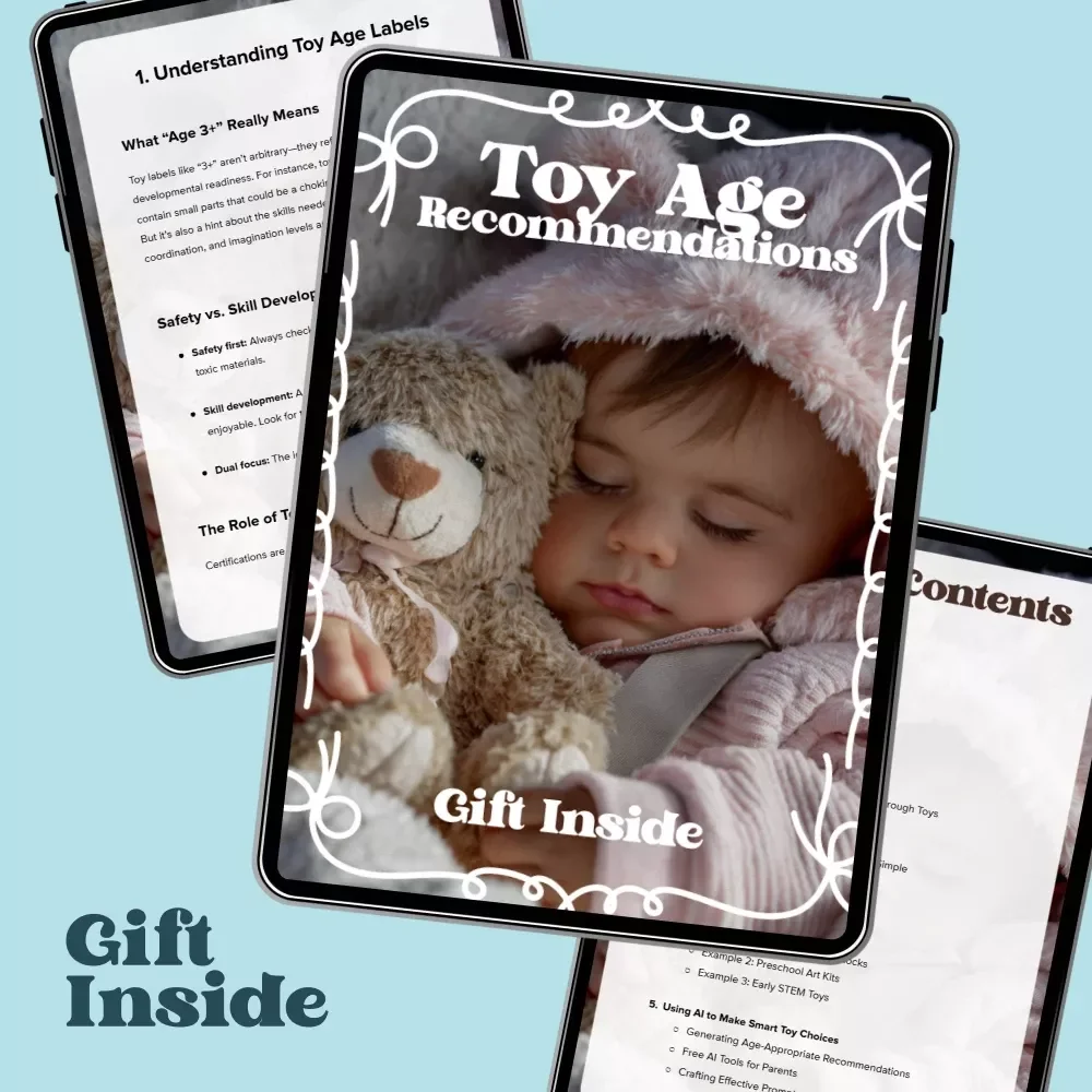 Toy Age Recommendations | Smart Parent Guide to Toys Age Recommendations | Printable eBook for Safe & Educational Play