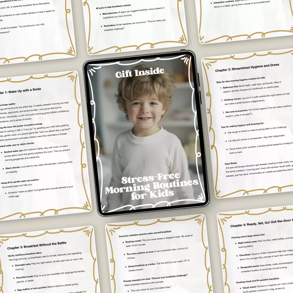 Stress-Free Morning Routines for Kids – Easy Morning Routines for Kids Guide | Calm Mornings, Happy Kids, Smooth School Days