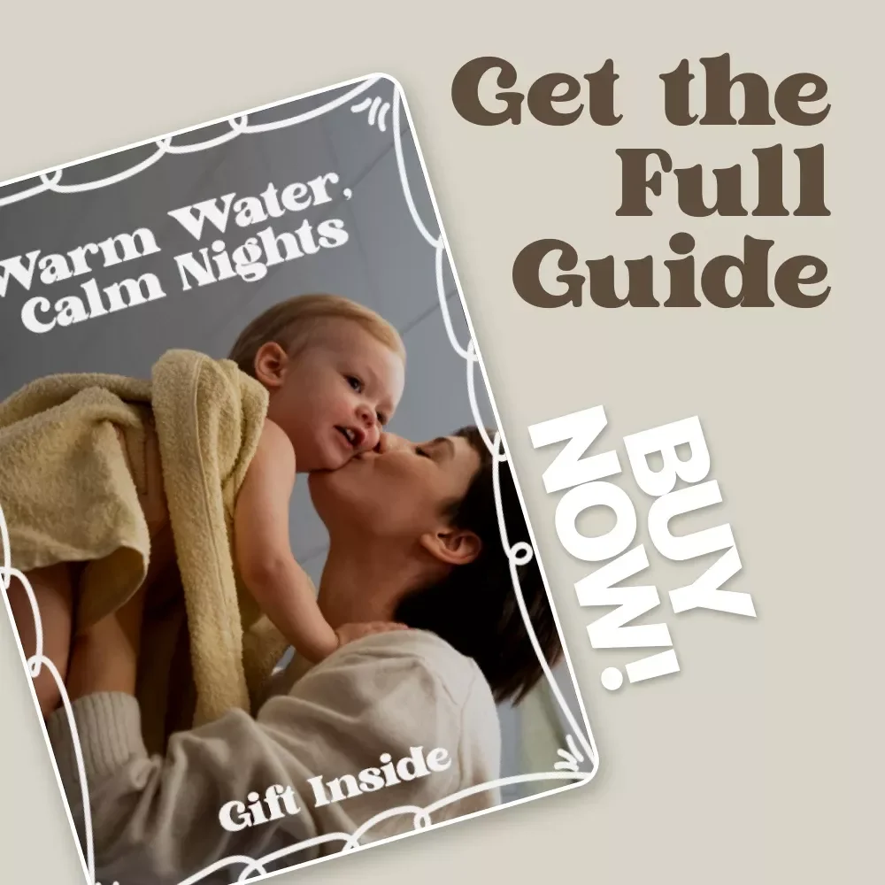 Warm Water, Calm Nights – Gentle Sleep Guide for Parents | bath time routine before bed | Evening Routine Download