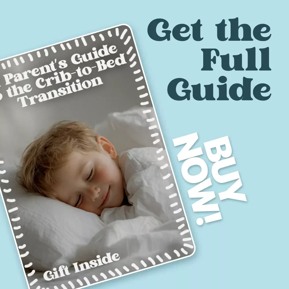 A Parent’s Guide to the Crib-to-Bed Transition | Toddler Sleep Ebook for a Smooth toddler transition from crib to bed | Gentle Parenting Digital Guide