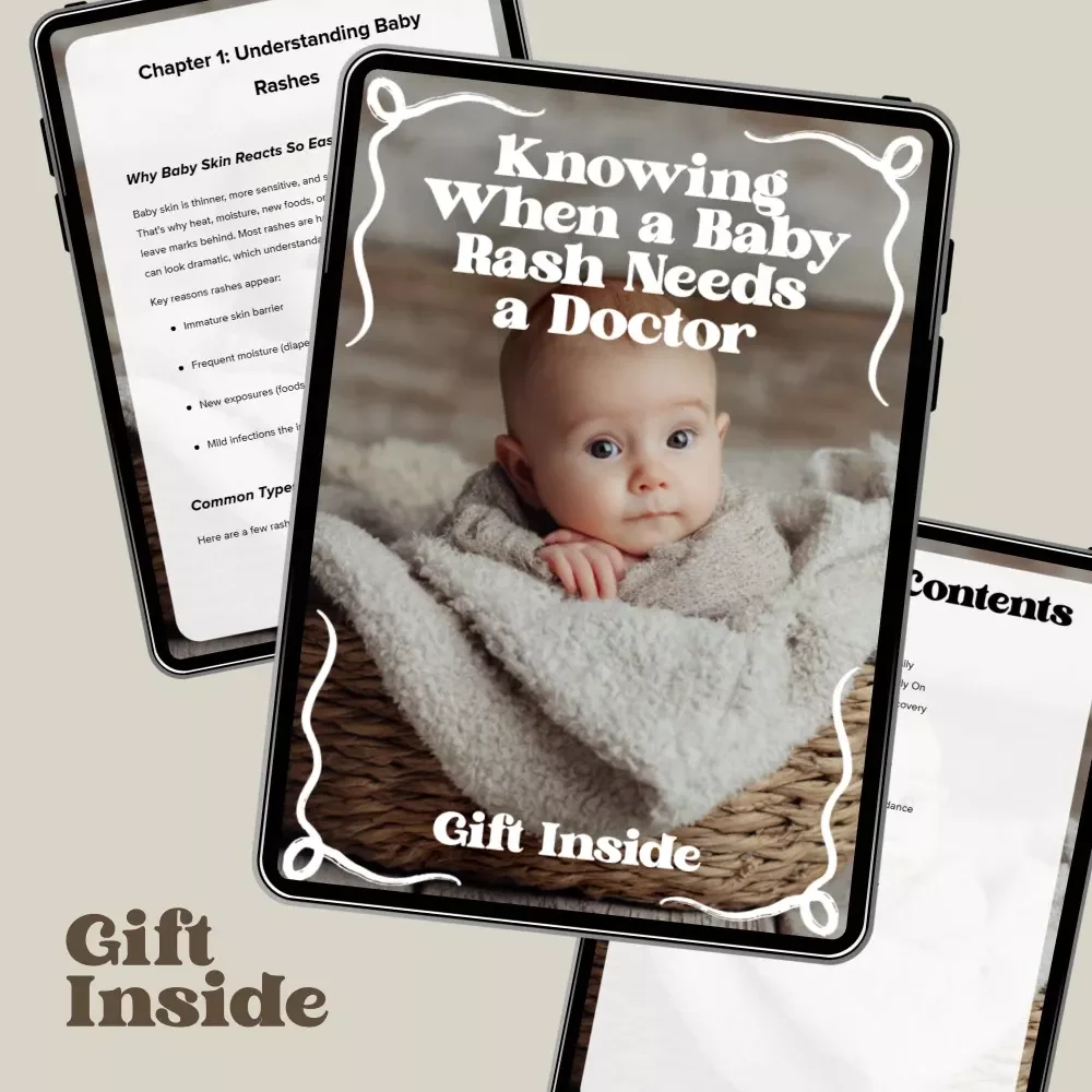 Knowing When a Baby Rash Needs a Doctor – Parent’s Guide to baby rash when to call doctor, Infant Skin Red Flags, Printable Digital Download