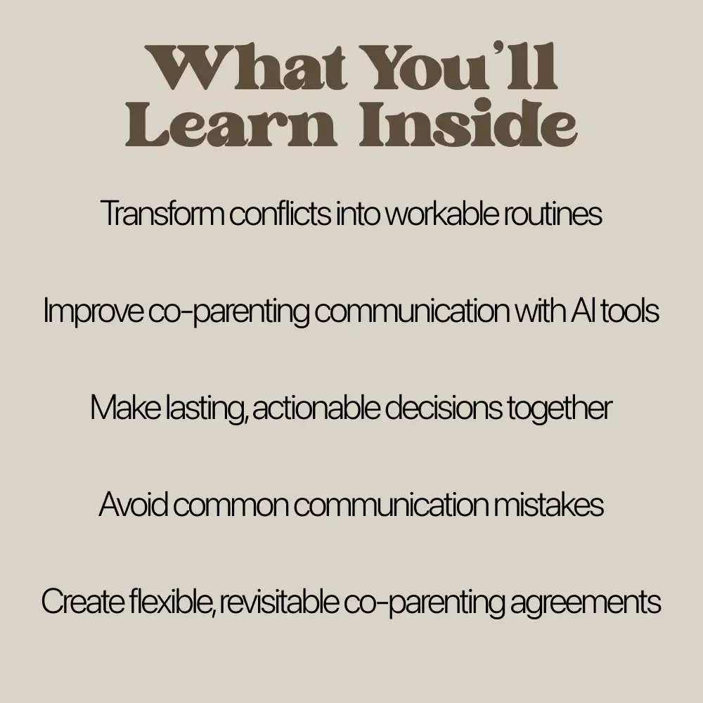 Finding Your Way Forward Together: Co-Parenting Problem Solving Tips Guide