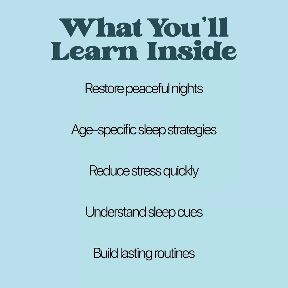 Practical Solutions for Sleep Regression – Gentle Ebook Guide for Parents | Proven sleep regression solutions for Babies & Toddlers