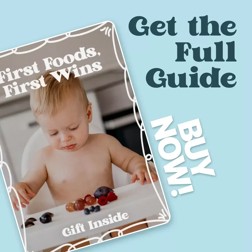 First Foods, First Wins – A Gentle Ebook Guide on how to introduce solids with Confidence, Baby-Led Tips, and Stress-Free Feeding