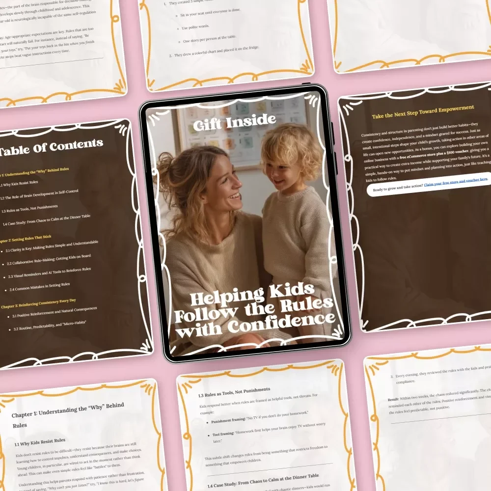 Helping Kids Follow the Rules with Confidence – A Practical Parenting Guide on how to help kids follow rules consistently