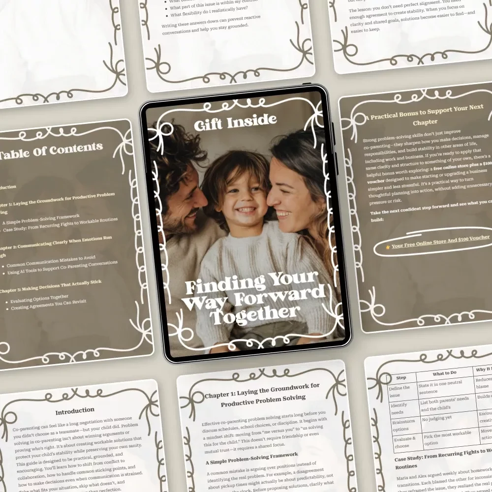Finding Your Way Forward Together: Co-Parenting Problem Solving Tips Guide