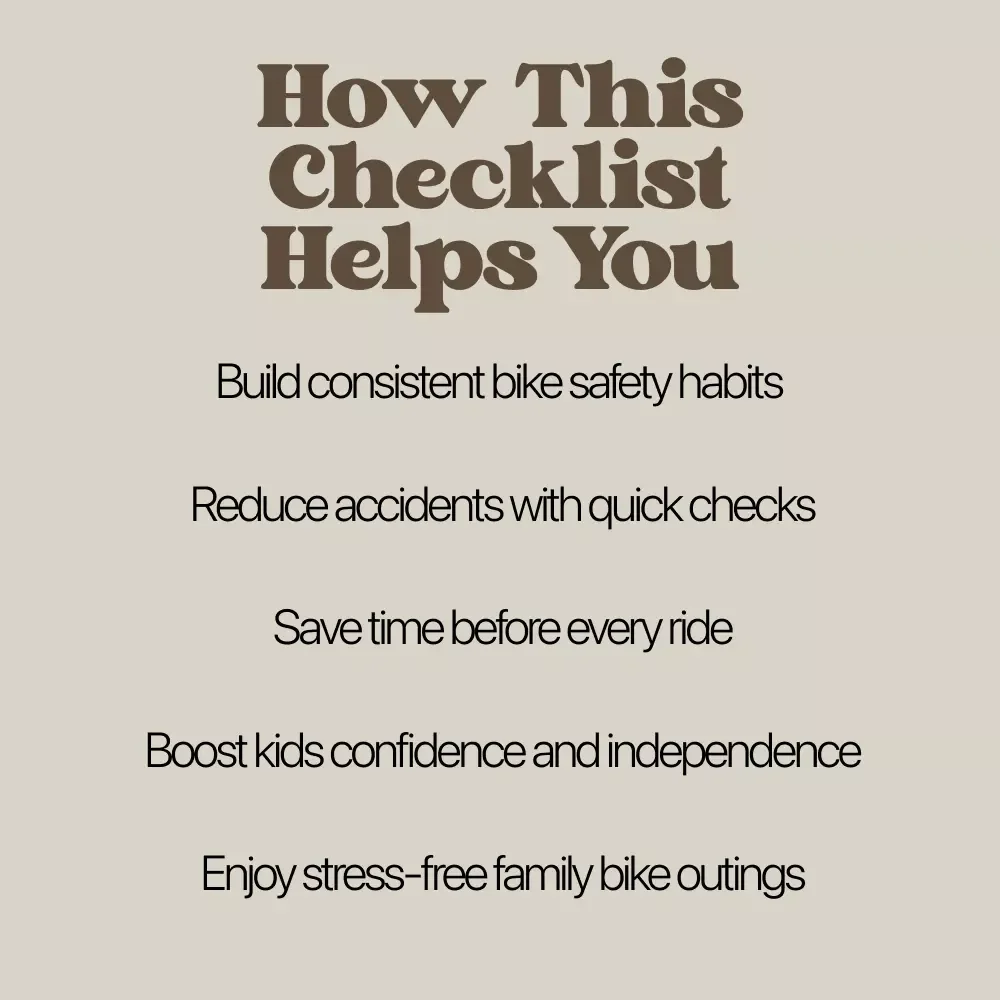 The Ultimate Kids’ Bike Safety Checklist | Bike Safety for Kids Printable | Parent-Approved Cycling Safety Guide