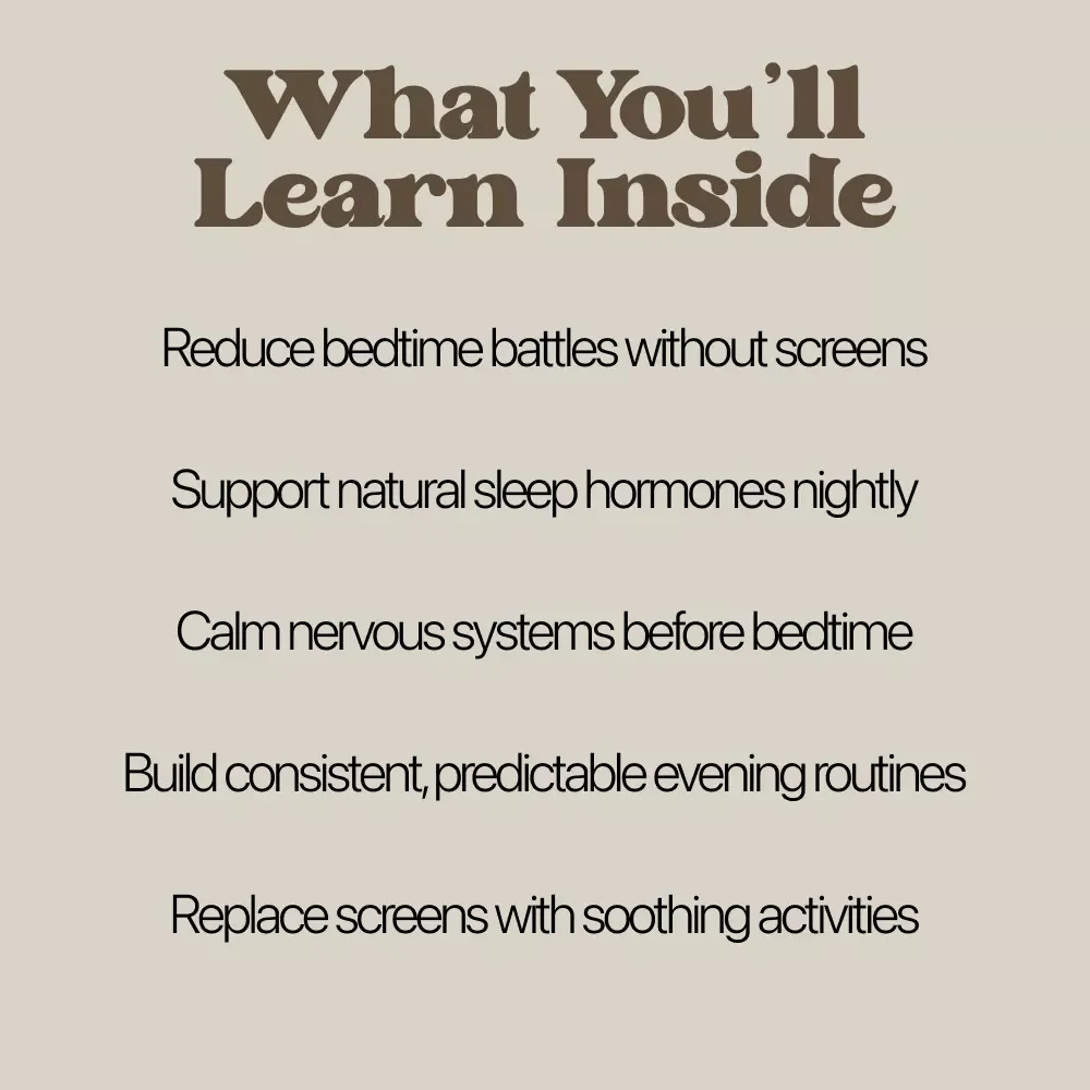 Lights Off, Calm On – Screen-Free Bedtime Guide for Kids | Kids Bedtime Routine Without Screens eBook for Peaceful Nights