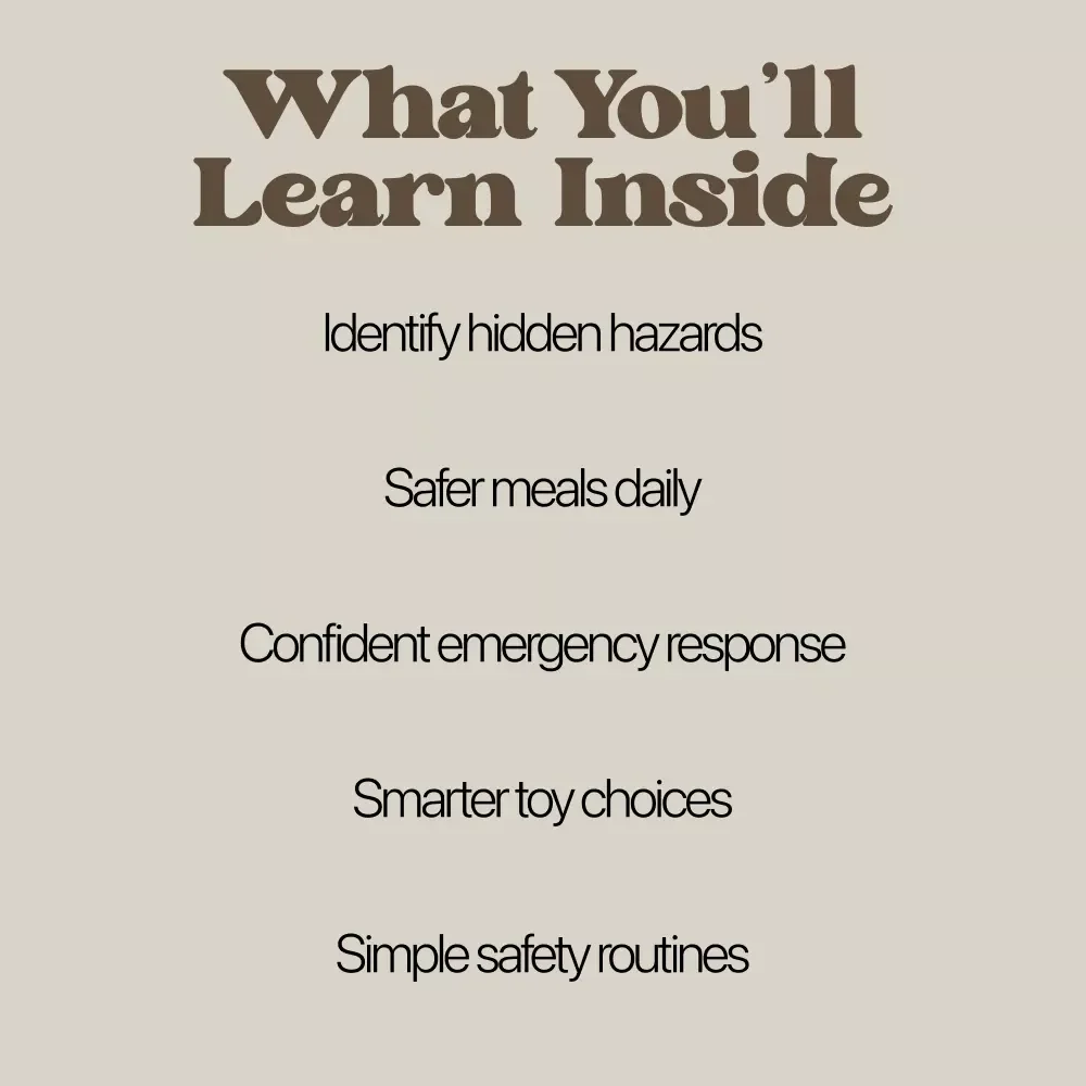 Keeping Your Toddler Safe at Home – Practical eBook for Parents on Toddler Choking Hazards at Home, Childproofing Guide, Everyday Safety Checklist