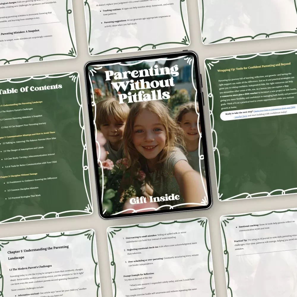 Parenting Without Pitfalls: A Practical Guide to Parenting Mistakes to Avoid for Raising Confident, Independent Kids