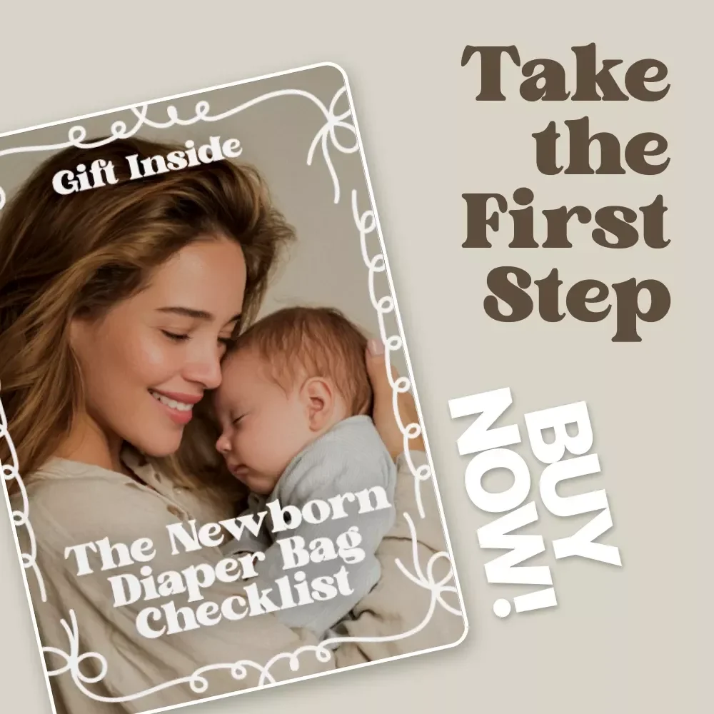 The Newborn Diaper Bag Checklist | Ultimate diaper bag checklist for newborn | Printable Digital Checklist for New Parents