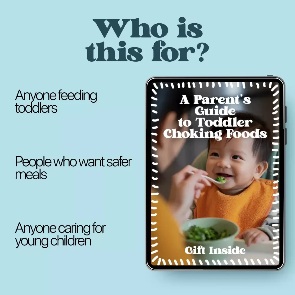 A Parent’s Guide to Toddler Choking Foods – Safety-Focused Feeding Guide for Parents | Foods That Cause Toddler Choking | Digital Download