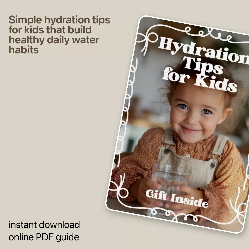 Hydration Tips for Kids – Easy & Fun Kids Water Guide Ebook for Parents | Healthy Habits, Daily Water Routines & Family Wellness Suggestion