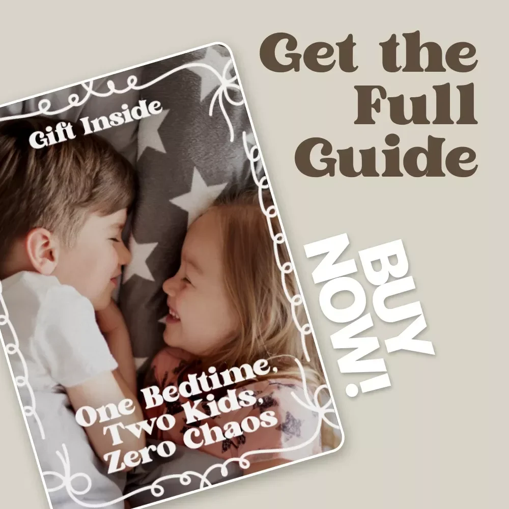 One Bedtime, Two Kids, Zero Chaos – Calm Evenings Guide for a Kids Bedtime Routine With Siblings | Peaceful Family Nights Digital Download