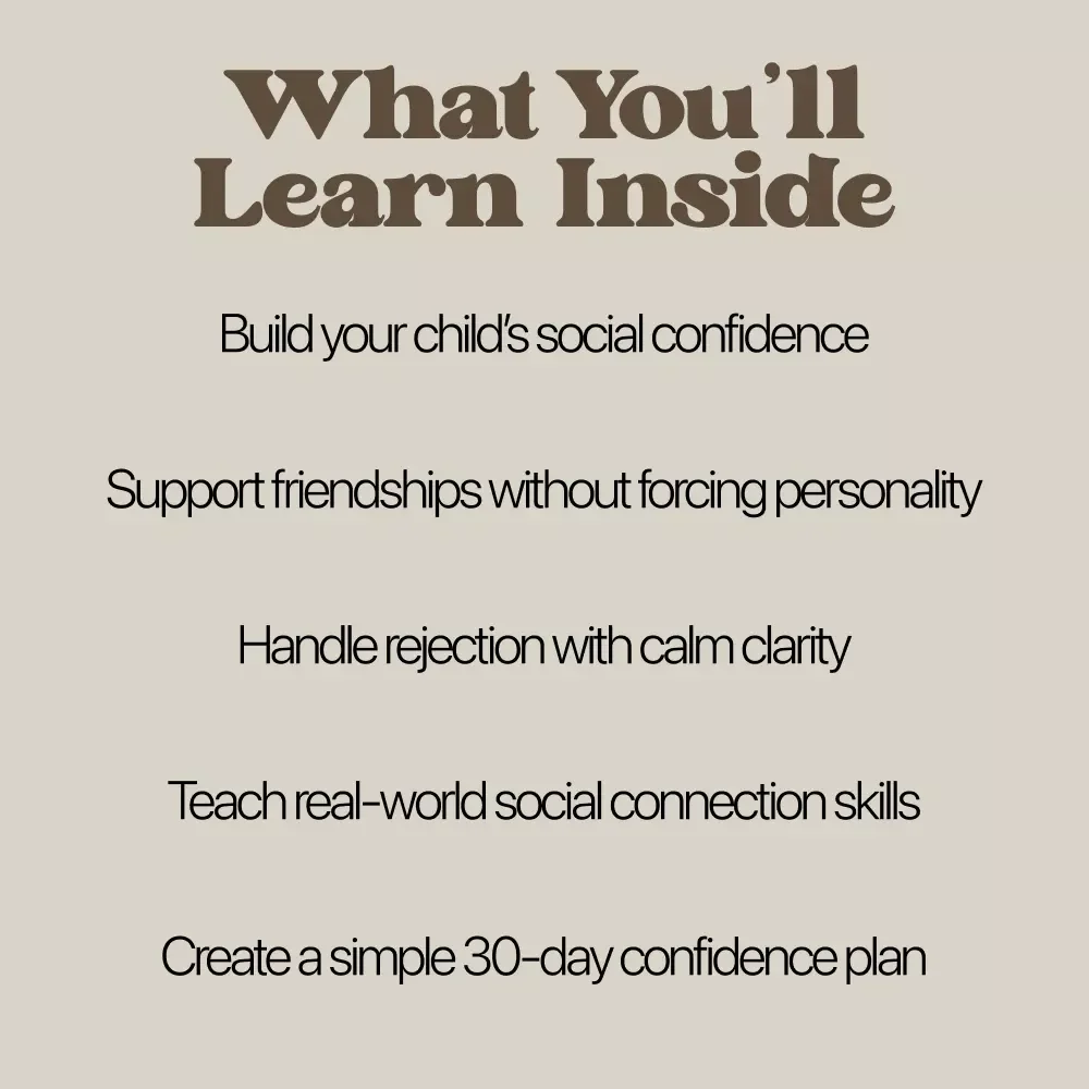 Raising a Friendly Kid Starts with You – Parenting Guide eBook, Social Skills for Kids, Friendship Confidence, Child Development Digital Download